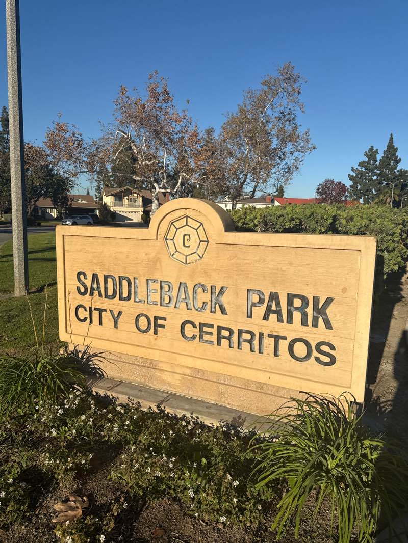 walking near me in Saddleback Park in winter