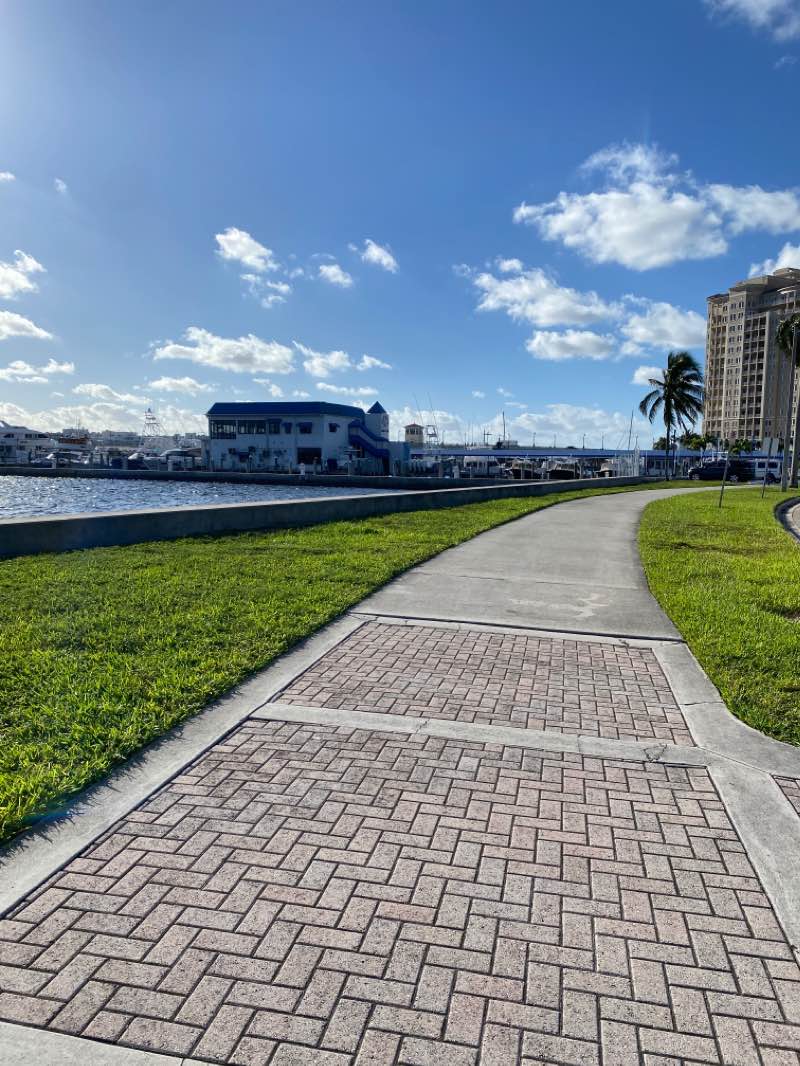 walking near me in Bradley Park in winter