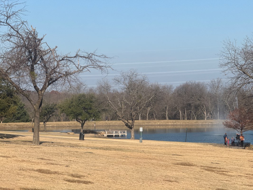 walking near me in Harry Meyers Park in winter