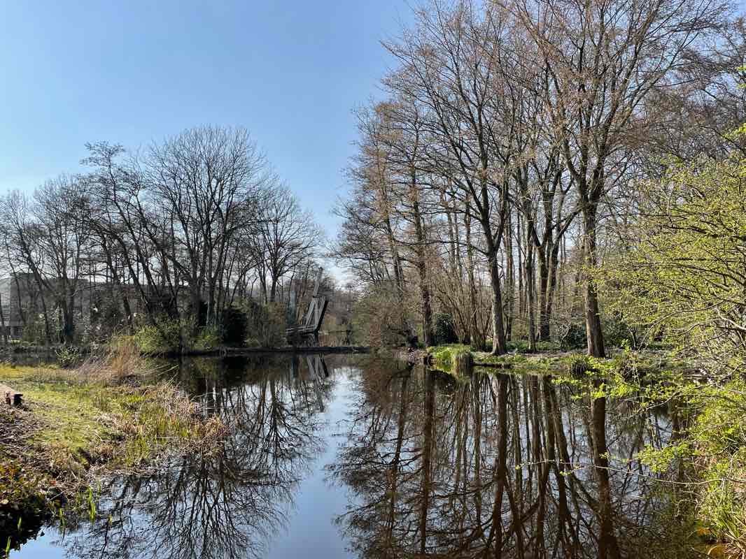 walking near me in Broersepark in winter