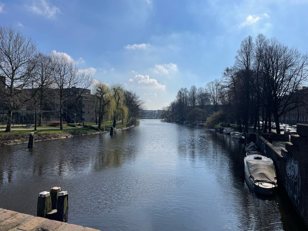 walking near me in Westerpark in winter