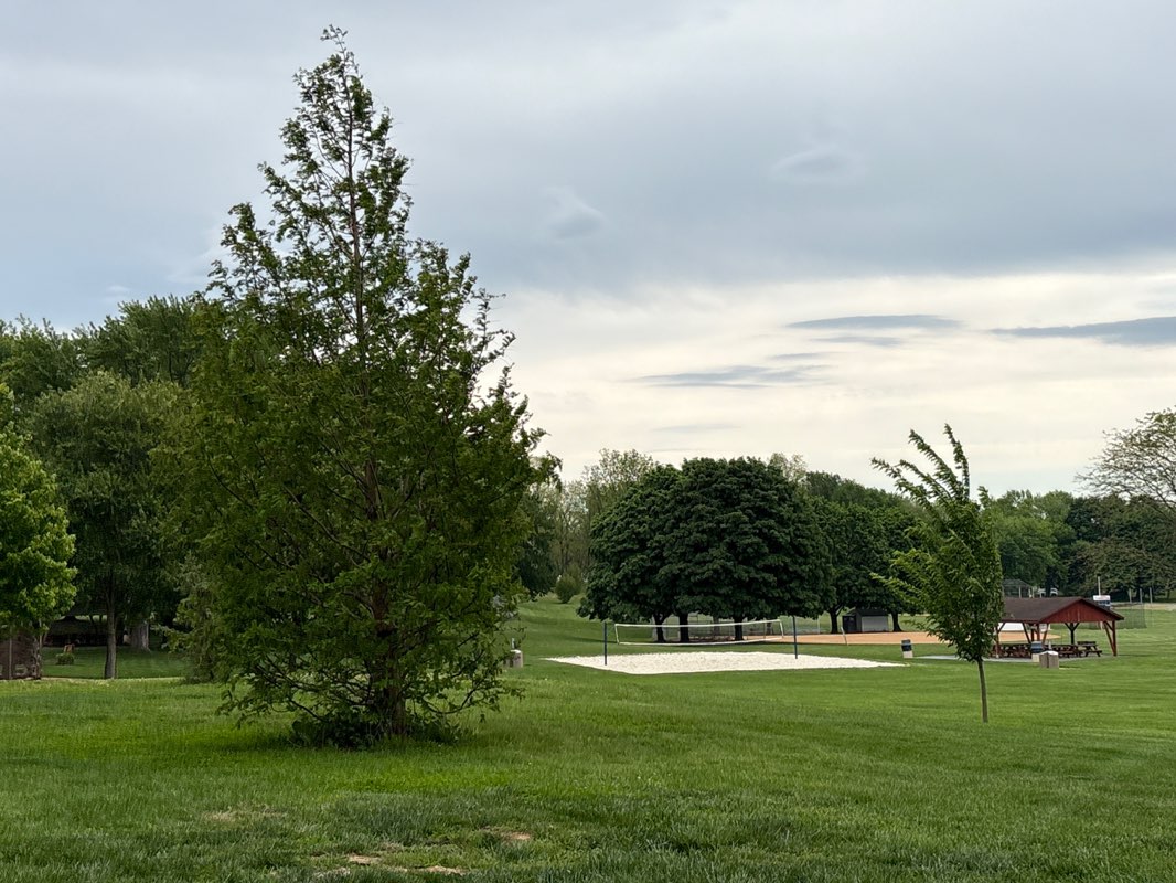 walking near me in South Hills Park in spring