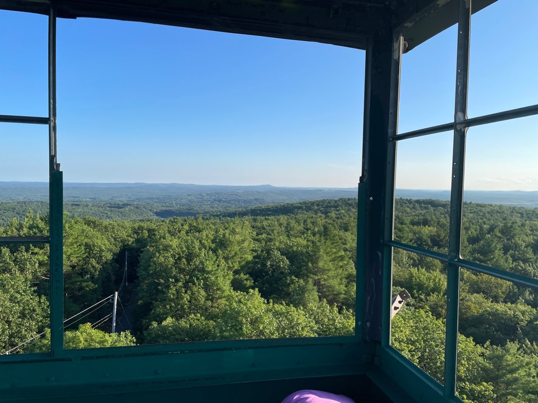 walking near me in Mt Pisgah Conservation Area in winter