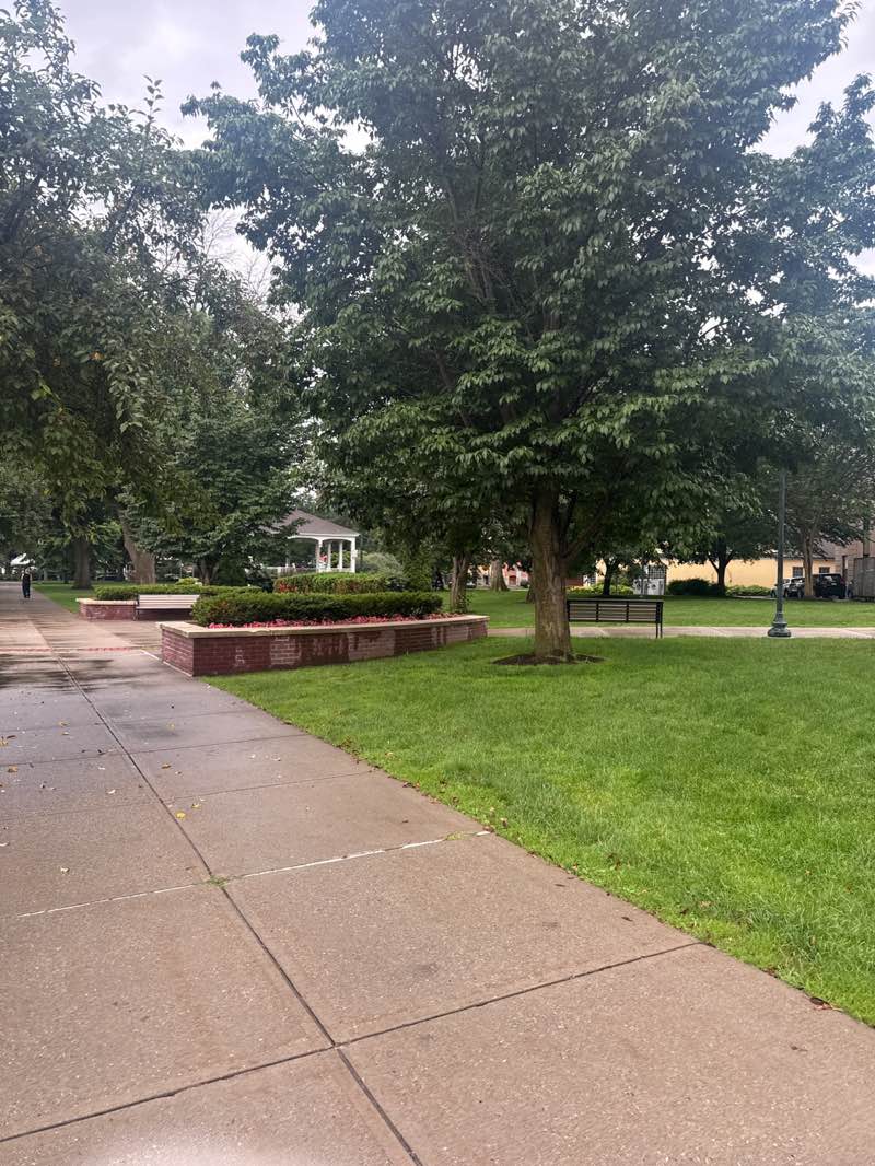 walking near me in Glens Falls City Park in summer