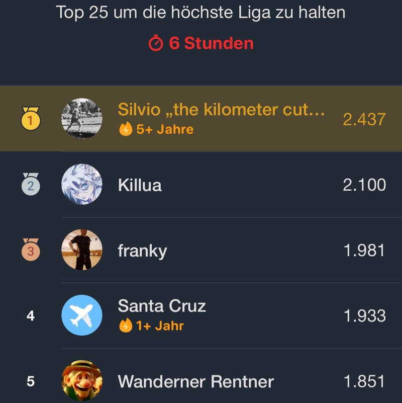 Die Selbstläufer ☄️🏃‍♀️💥 Silvio „the kilometer cutter“ W. post image