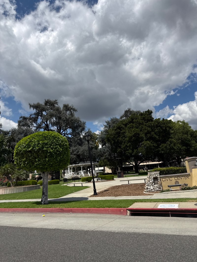 walking near me in Temple City Park in spring
