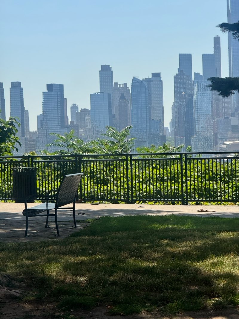 walking near me in Hamilton Park in summer
