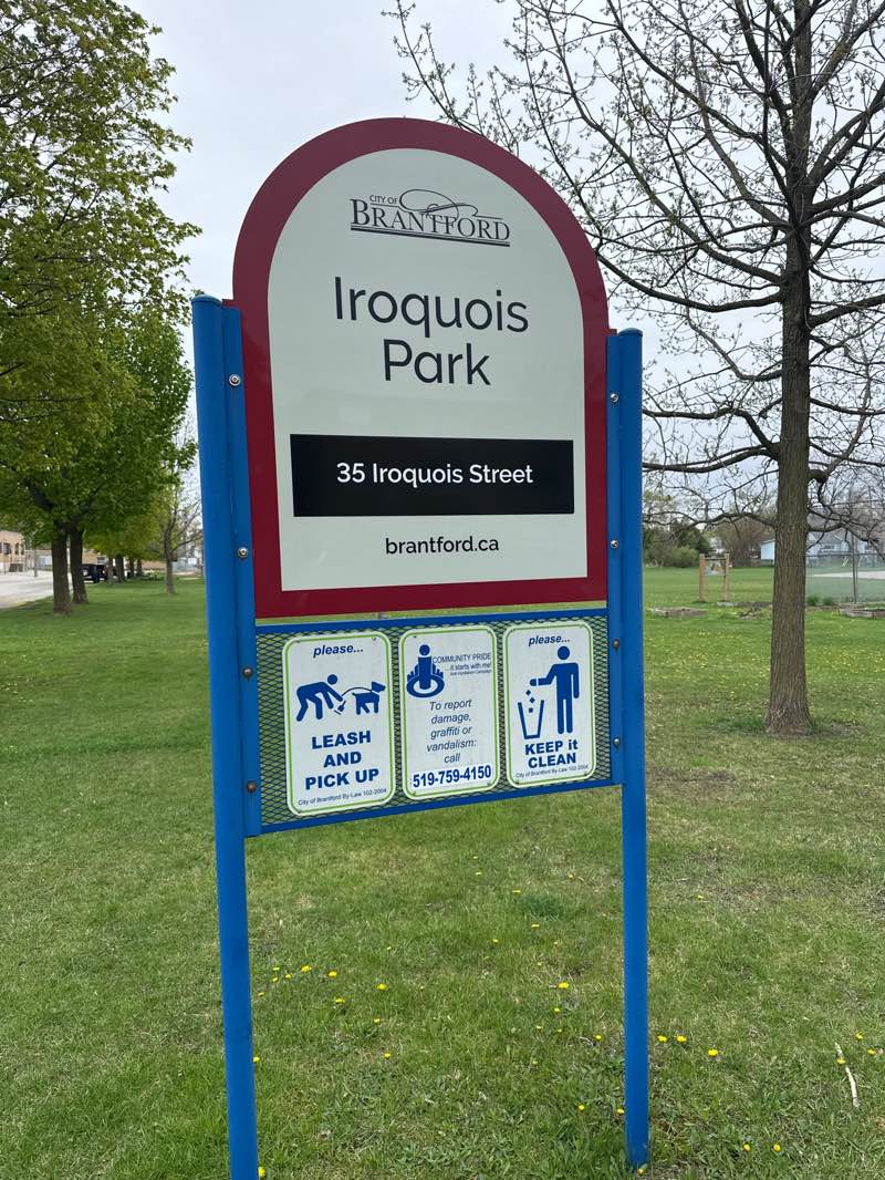 walking near me in Iroquois Park in spring