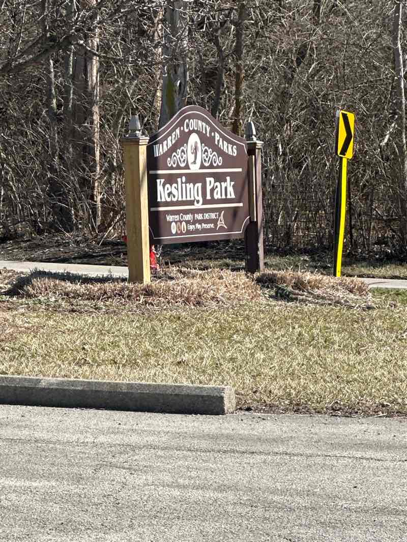 walking near me in Kesling Park in spring