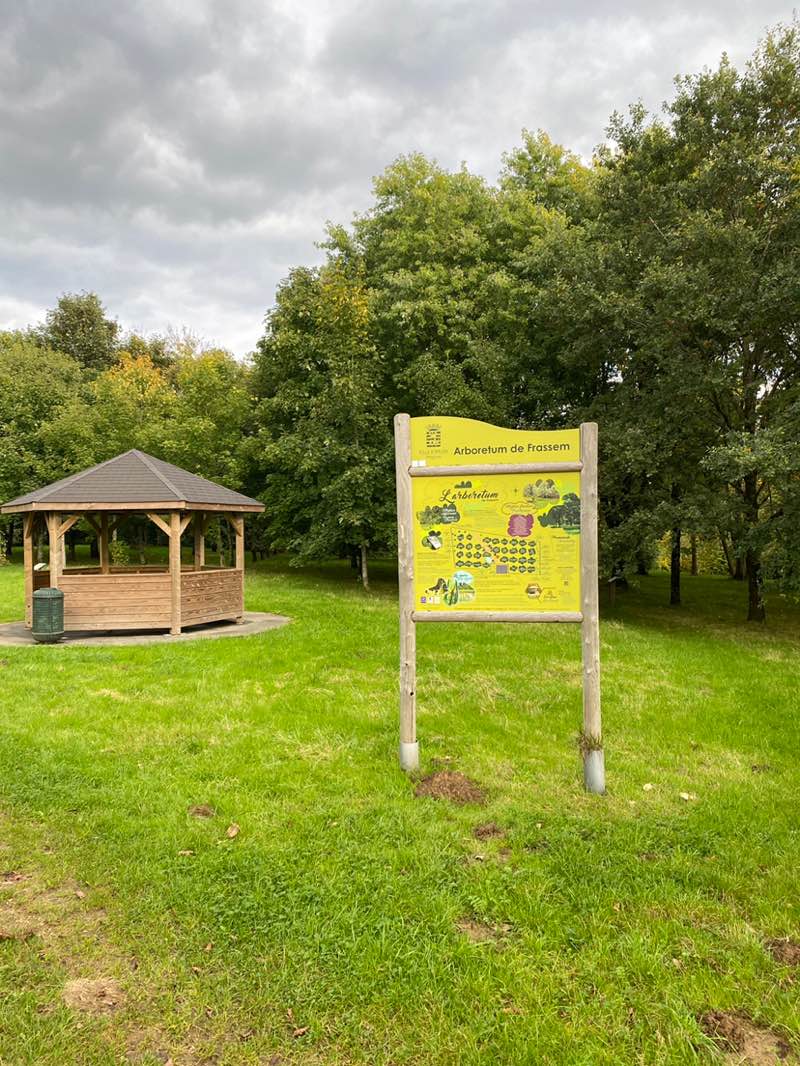 walking near me in Arboretum de Frassem in autumn