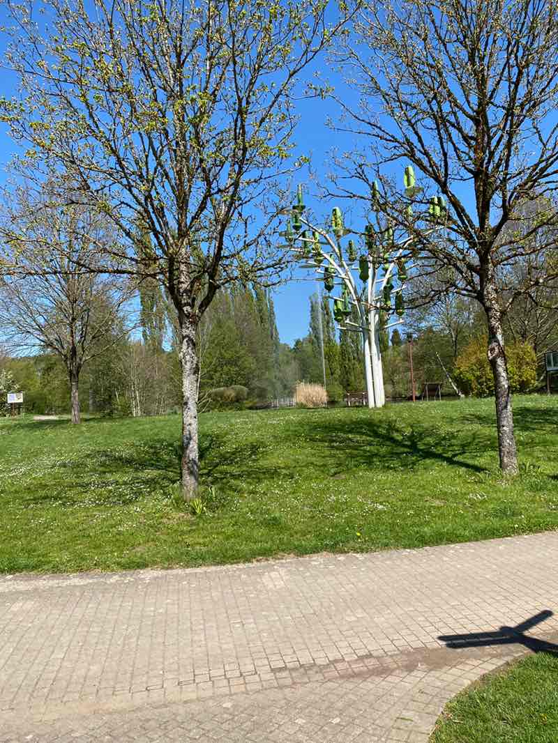 walking near me in Parc communal in spring