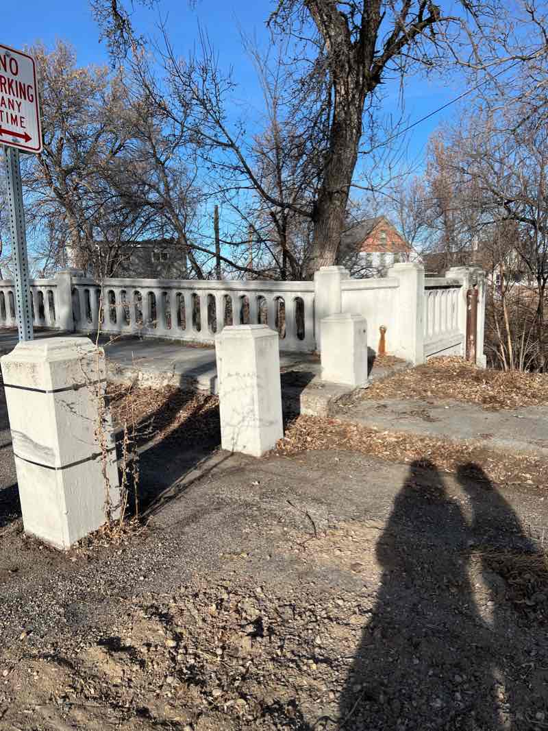 walking near me in Roosevelt Park in winter