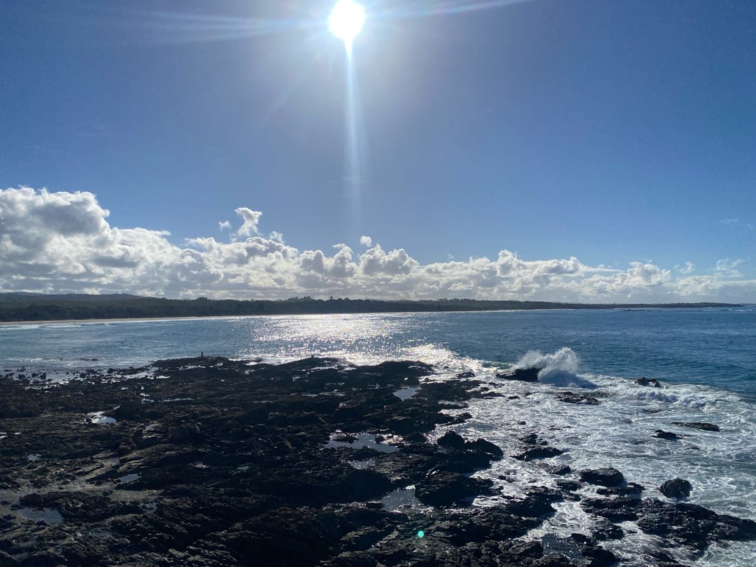 walking near me in Woolgoolga Beach Reserve in winter