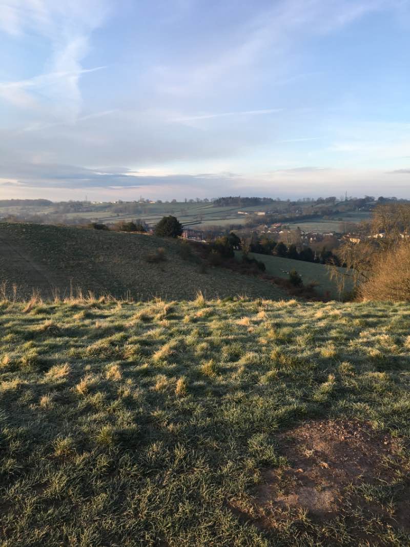 walking near me in Wentlows Playing Fields in winter