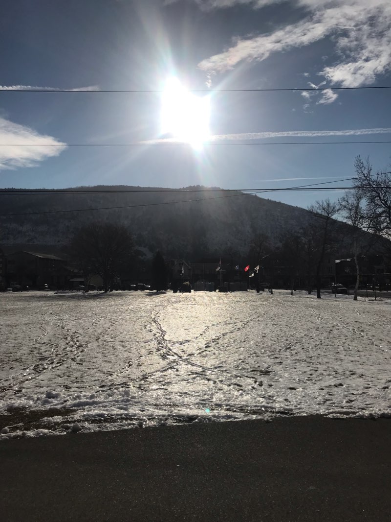 walking near me in Palmerton Borough Park in winter