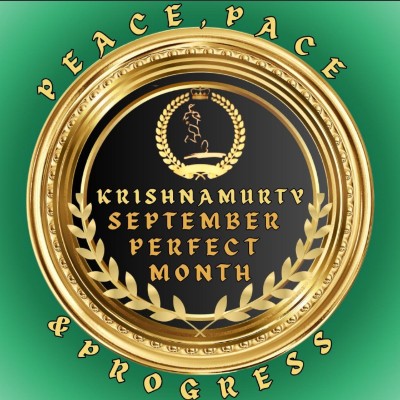 Peace, Pace & Progress Krishnamurthy K post image