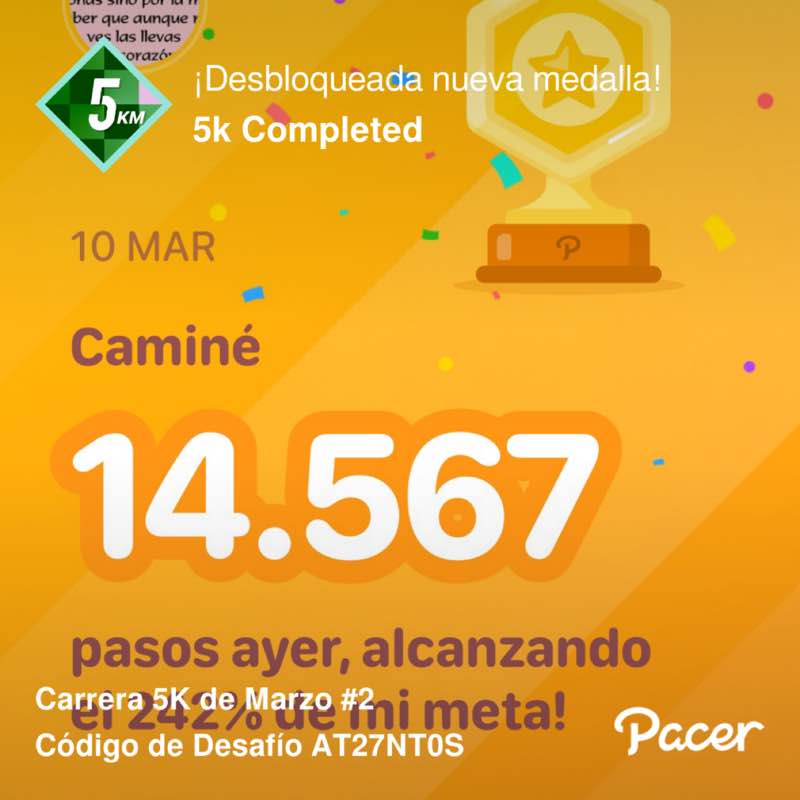 February 5k Race #3 Ema 🇲🇽 post image