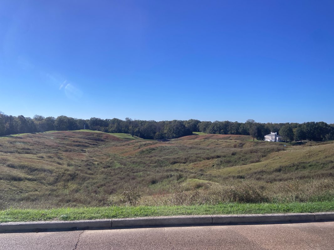 walking near me in Vicksburg National Military Park in winter