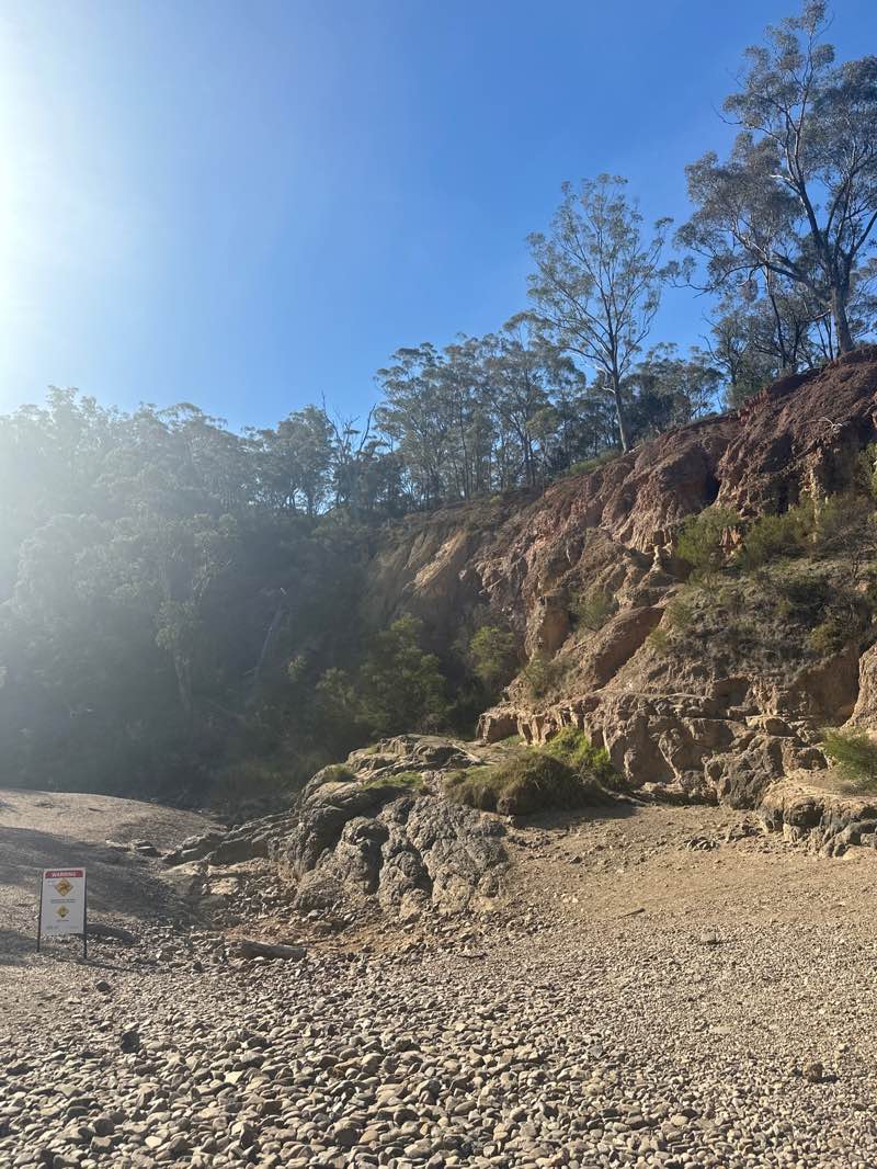 walking near me in Lerderderg State Park in autumn