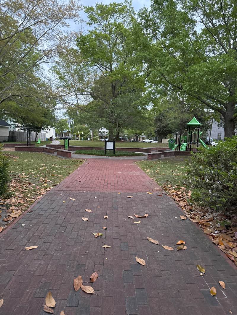 walking near me in Exchange Club Bicentennial Park in spring