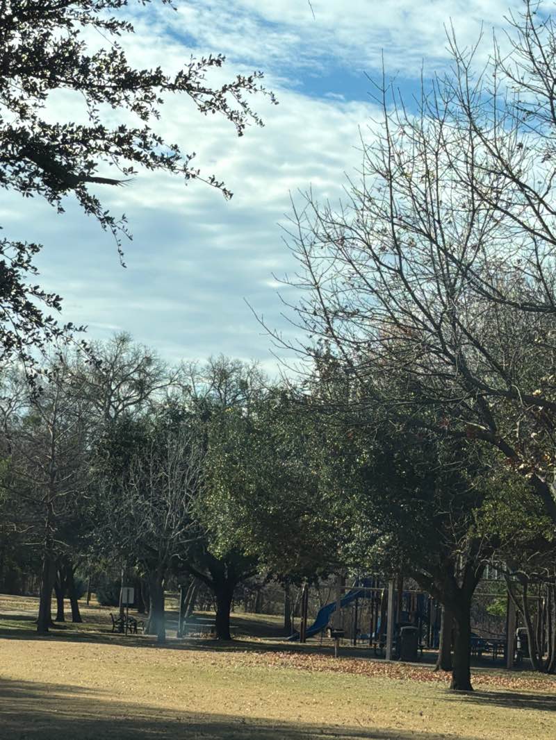 walking near me in Coyote Creek Park in winter