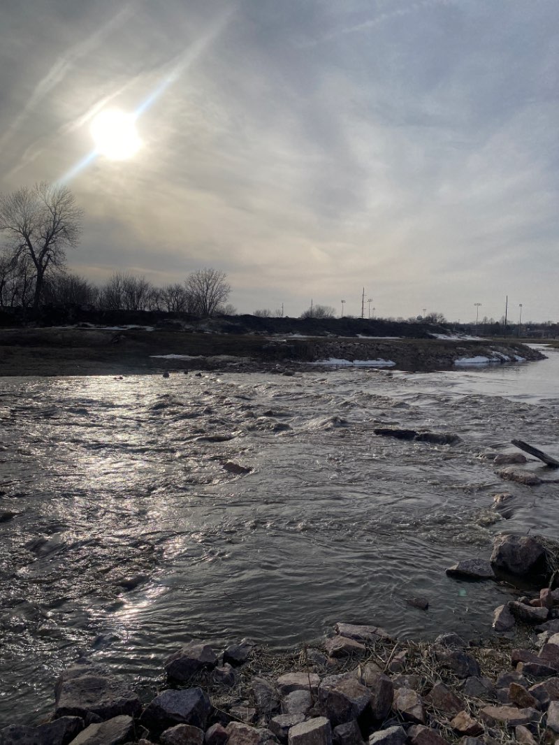 walking near me in Riverside Park in winter