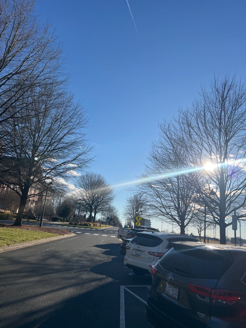 walking near me in Veterans Park in winter