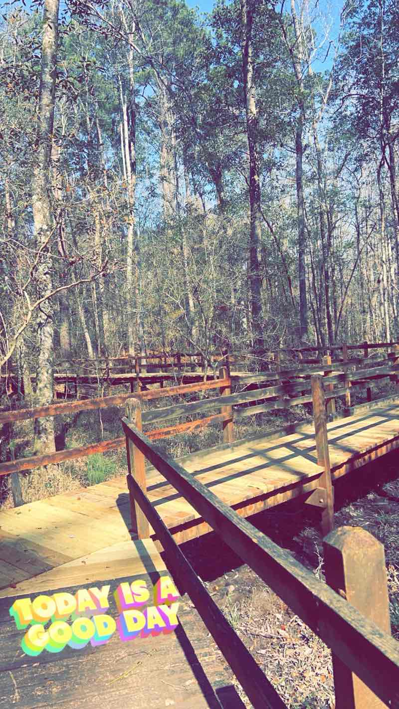 walking near me in General Coffee State Park in winter