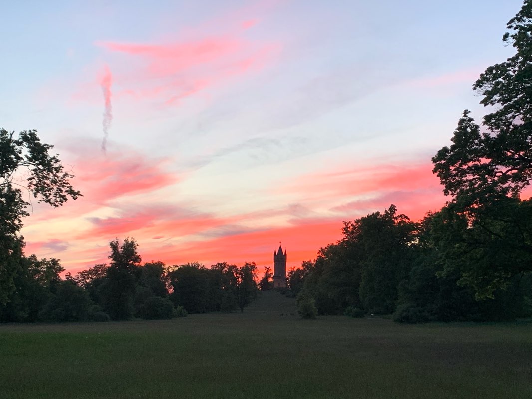 walking near me in Park Babelsberg in winter