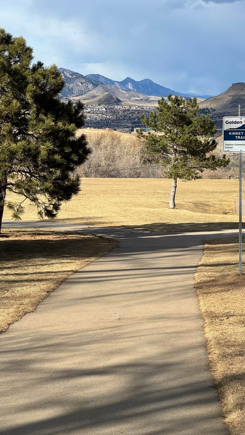 walking near me in Heritage Dells Park in winter