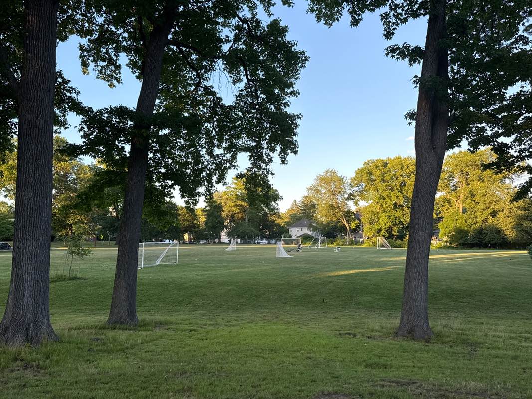 walking near me in Sherman Park in summer