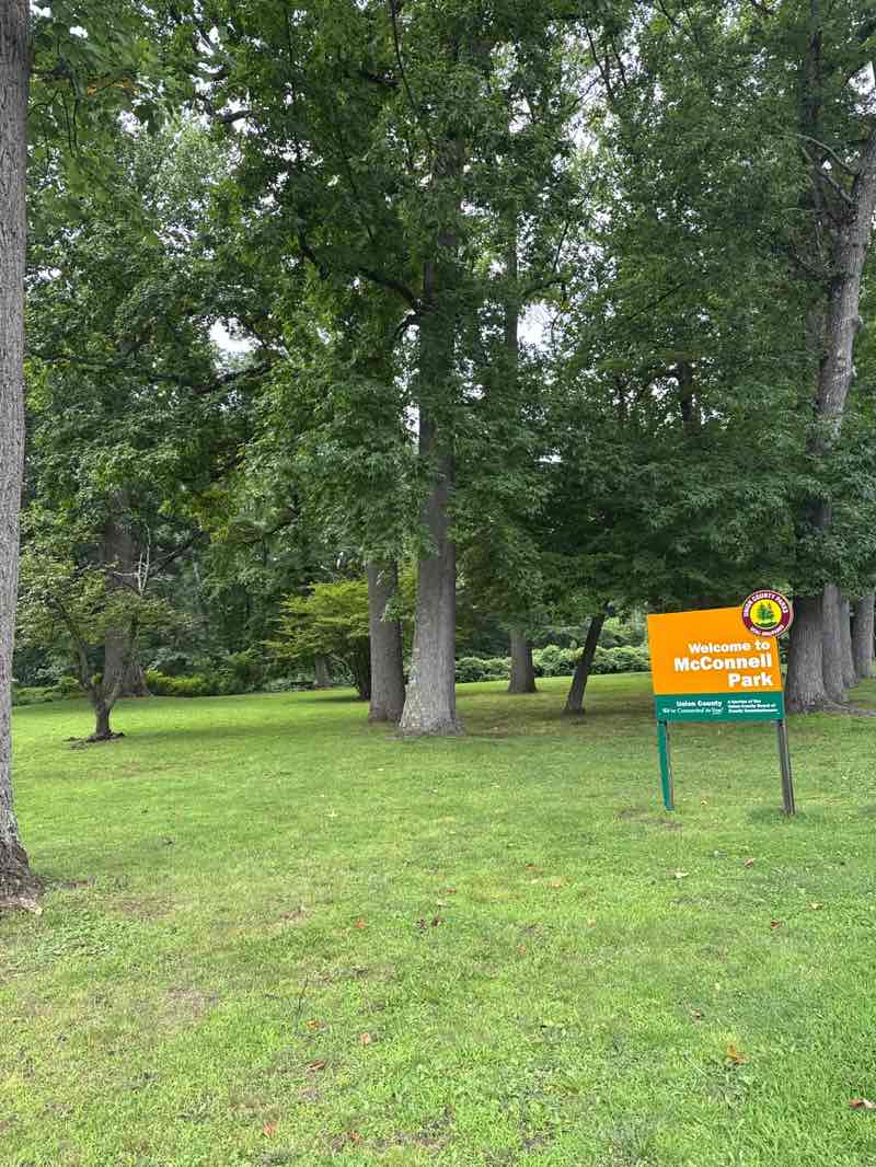 walking near me in McConnell Park in summer