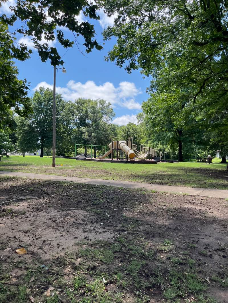 walking near me in Gulick Park in summer