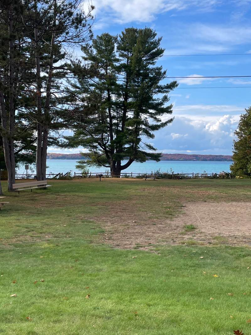 walking near me in Alden Depot Park in autumn
