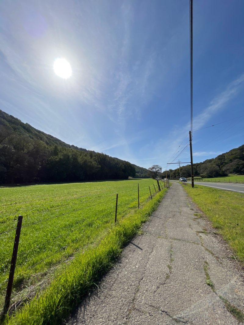 walking near me in Ohair Park in winter