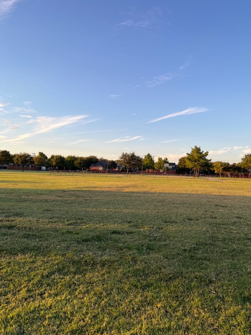 walking near me in J.R. Newman Park in autumn