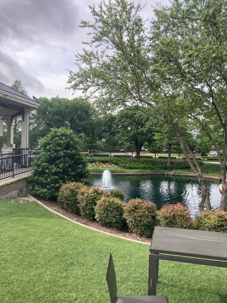 walking near me in Rustin Park in spring