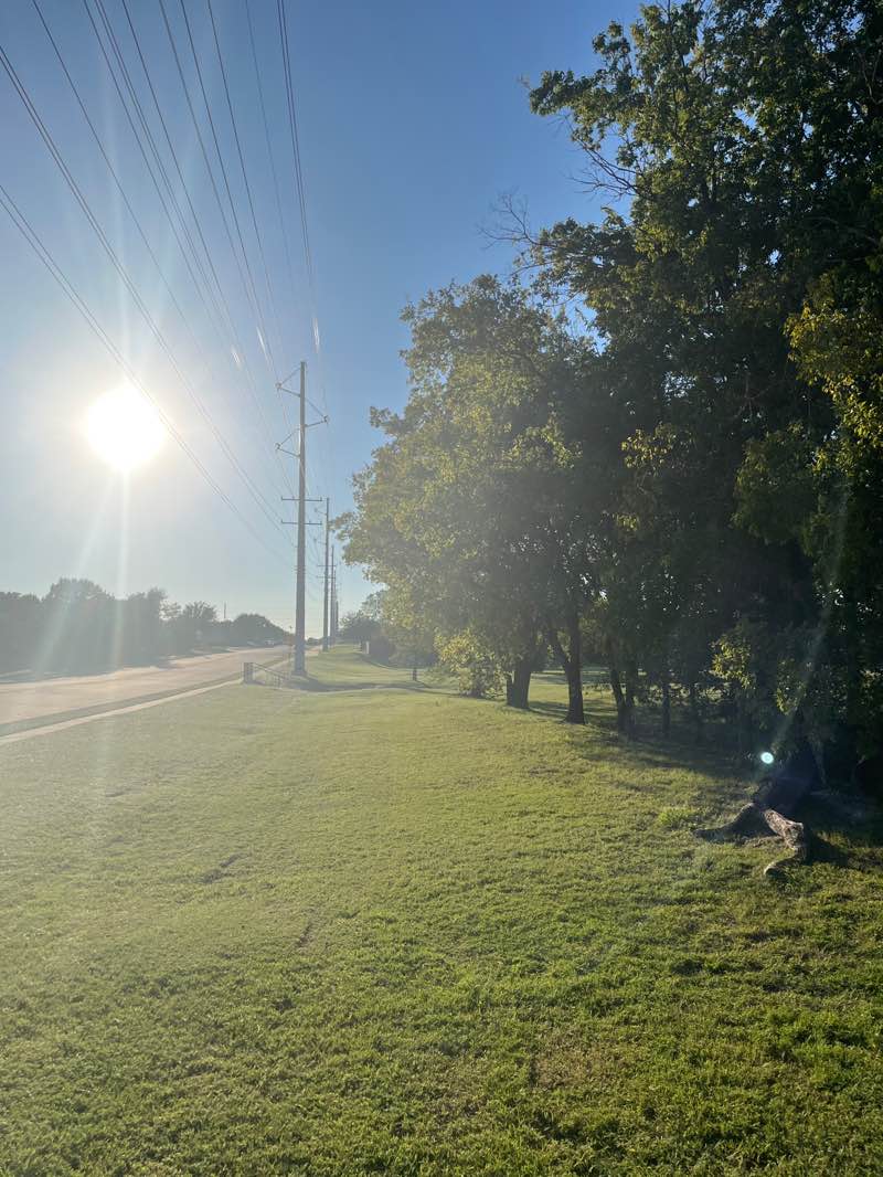 walking near me in North Pointe Park in autumn