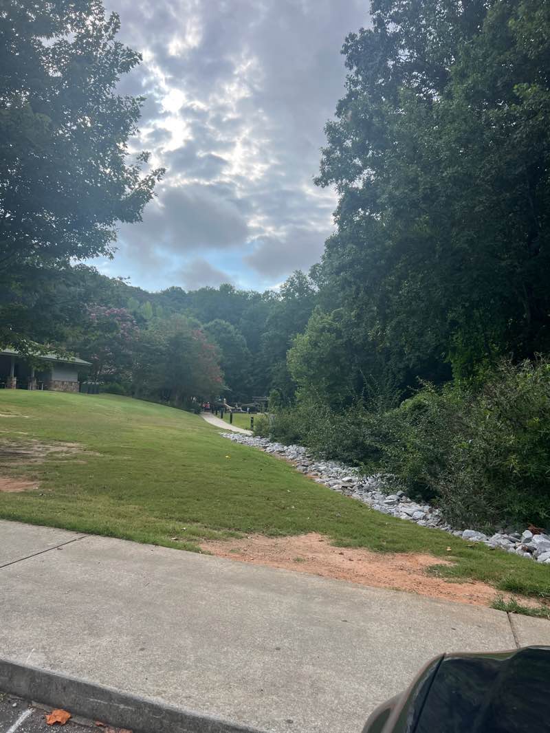 walking near me in Wilshire Trails Park in autumn