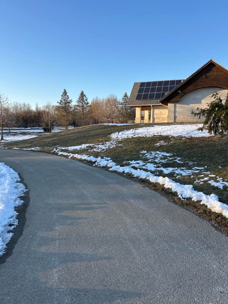 walking near me in Sherwood Oaks Park in winter