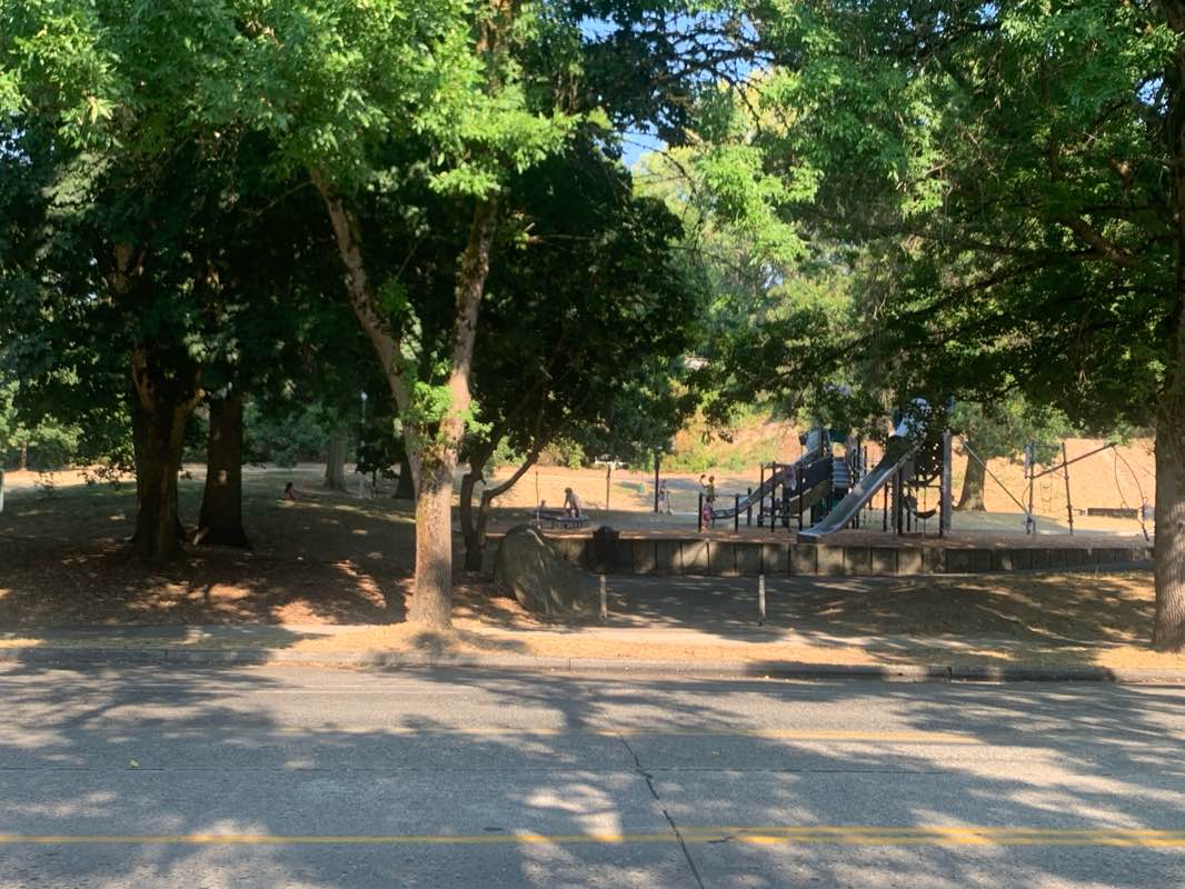 walking near me in Seattle University Park in summer