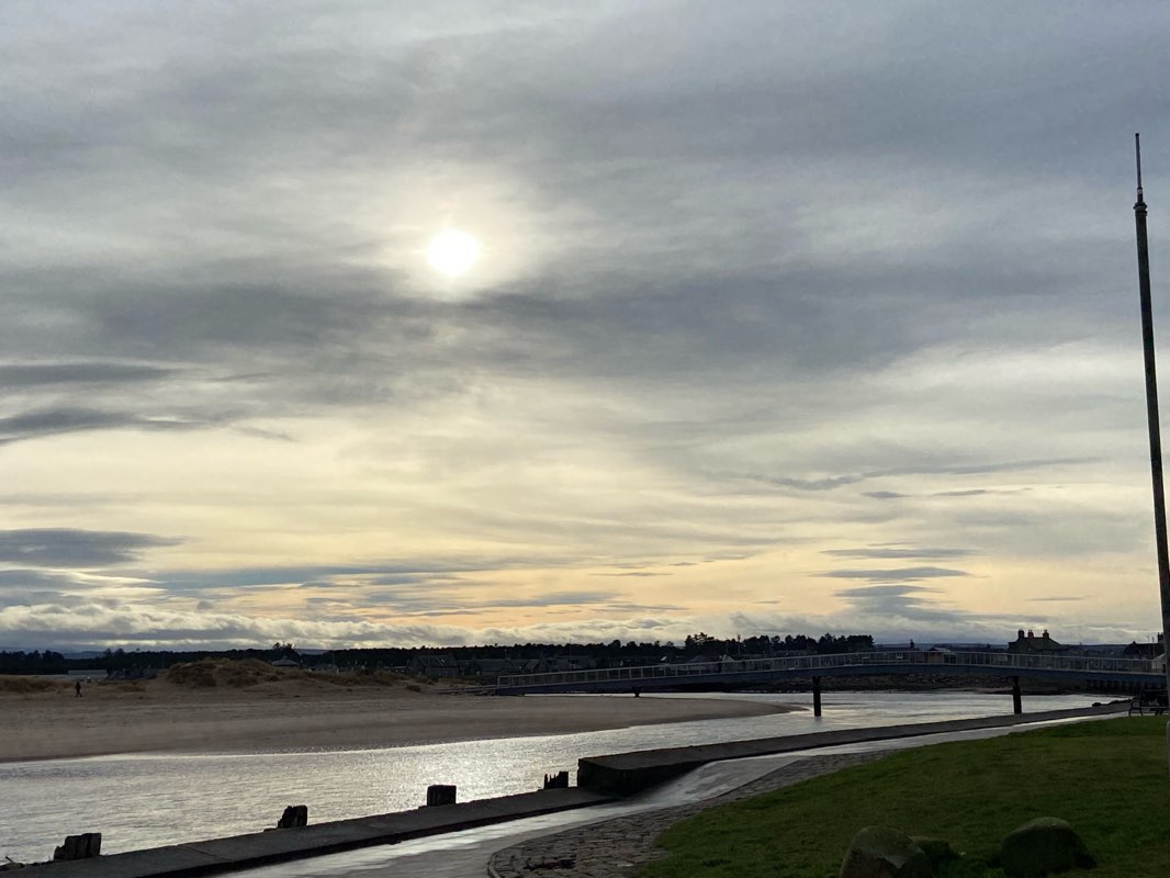 walking near me in Lossiemouth Playing Fields in winter