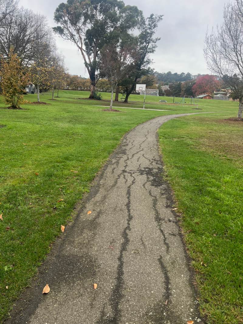 walking near me in Coronation Park in winter