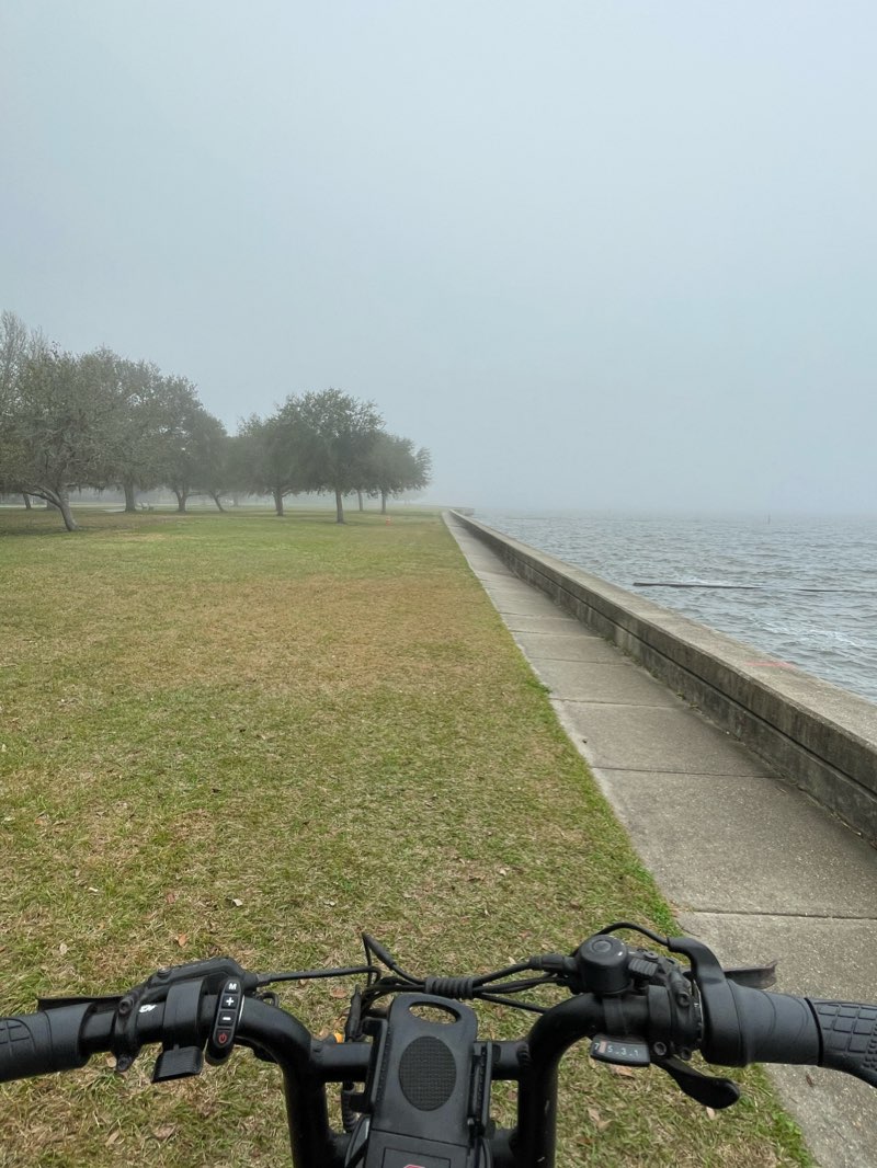 walking near me in Fontainebleau State Park in winter