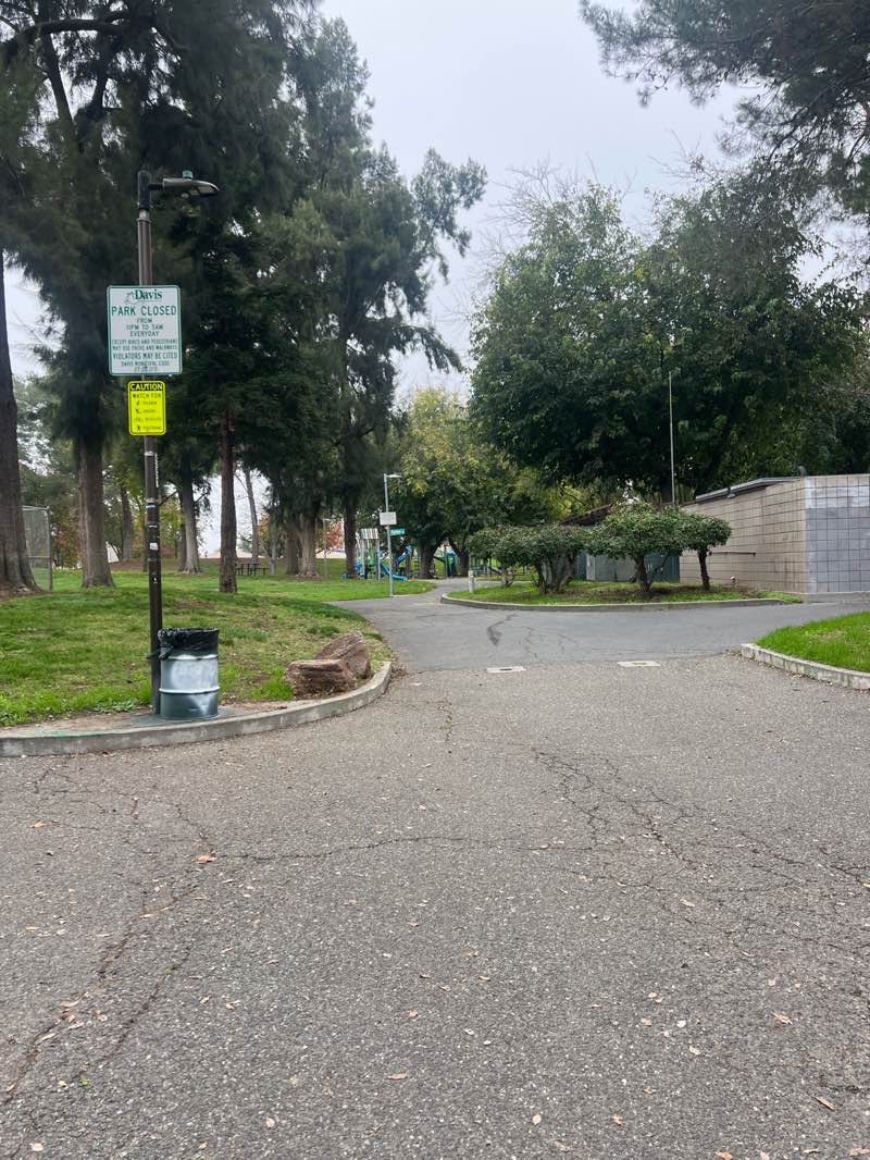 walking near me in Pioneer Park in autumn