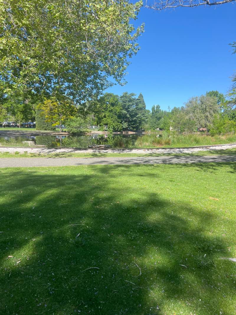 walking near me in Idlewild Park in spring