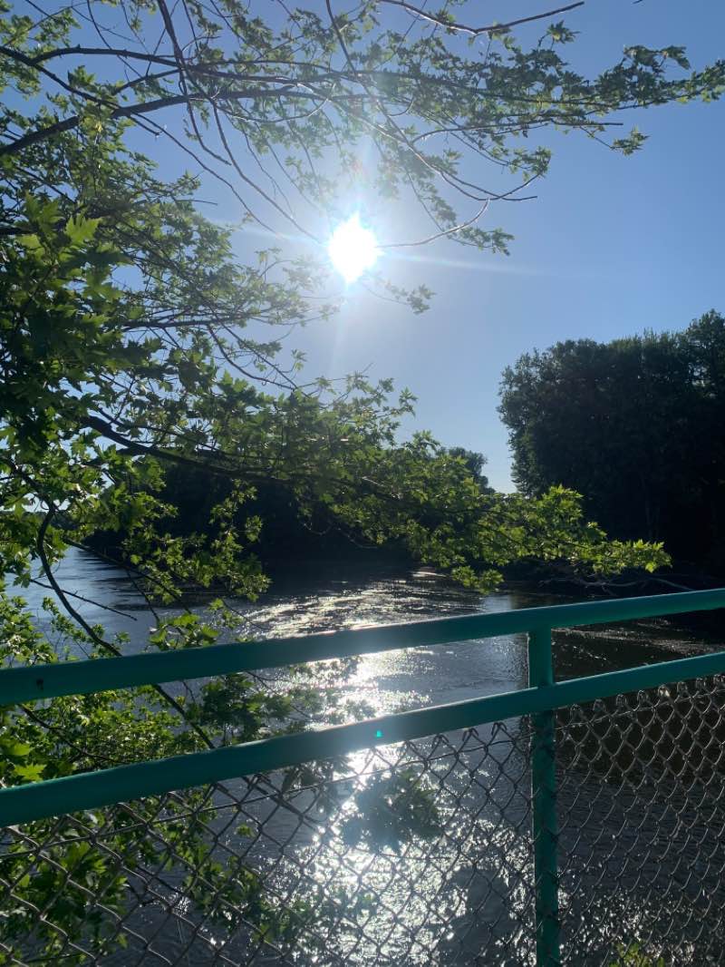 walking near me in Hopewell Indian Mounds Park in winter