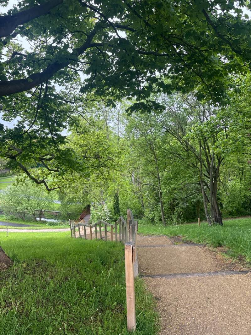 walking near me in The Green in summer