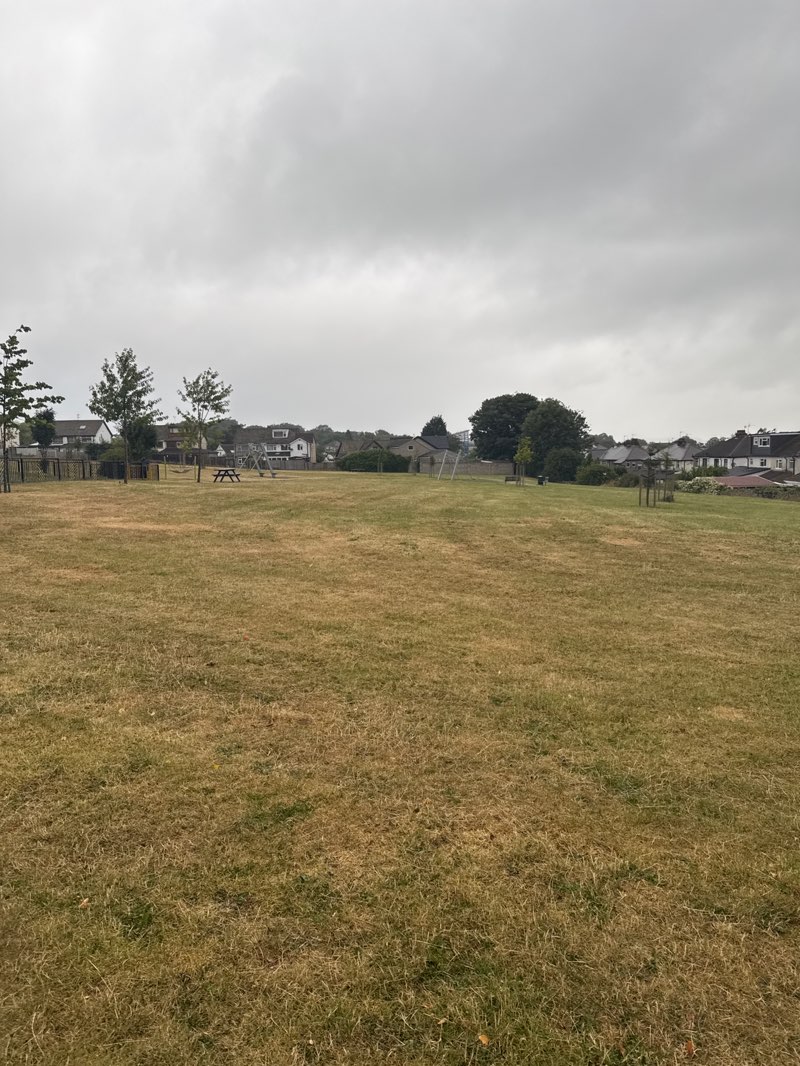 walking near me in Haworth Road Park in summer