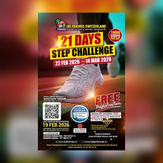 BeFriends Step Challenge Ratheesh post image